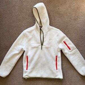 Cozy Fabletics White Fleece Hoodie
